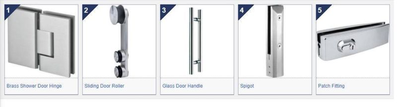 Glass to Wall Shower Hinge 90 Degree Shower Hinge Glass Fitting
