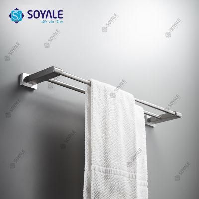 Stainless Steel 304 Double Towel Bar 60cm Sy-6348