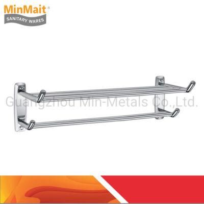 Stainless Steel Classic Towel Rack with Hook Mx-Tr108