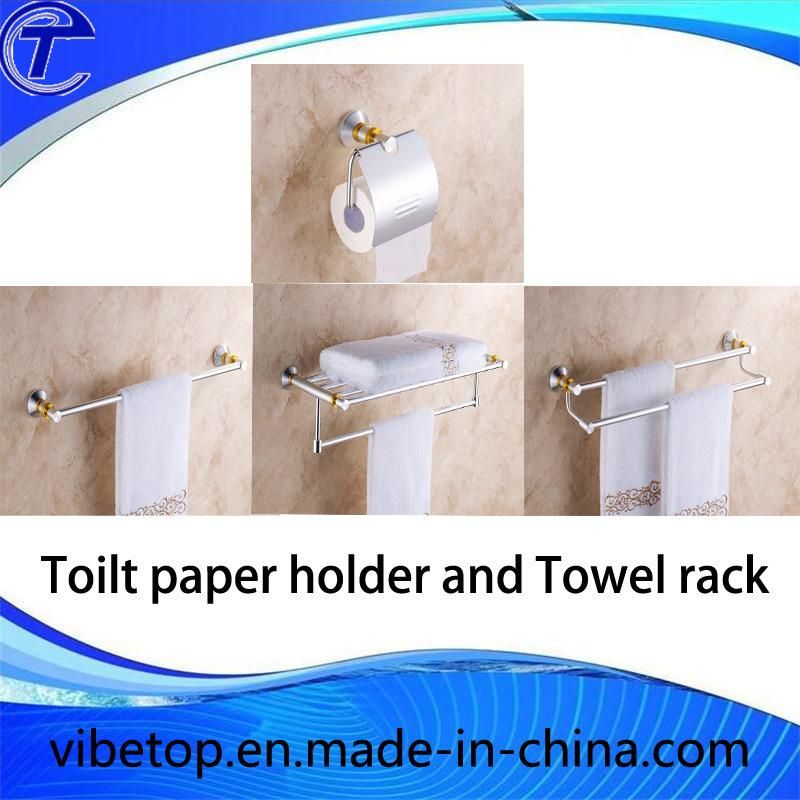 Double Pole Space Aluminium Towel Rack Tr-033