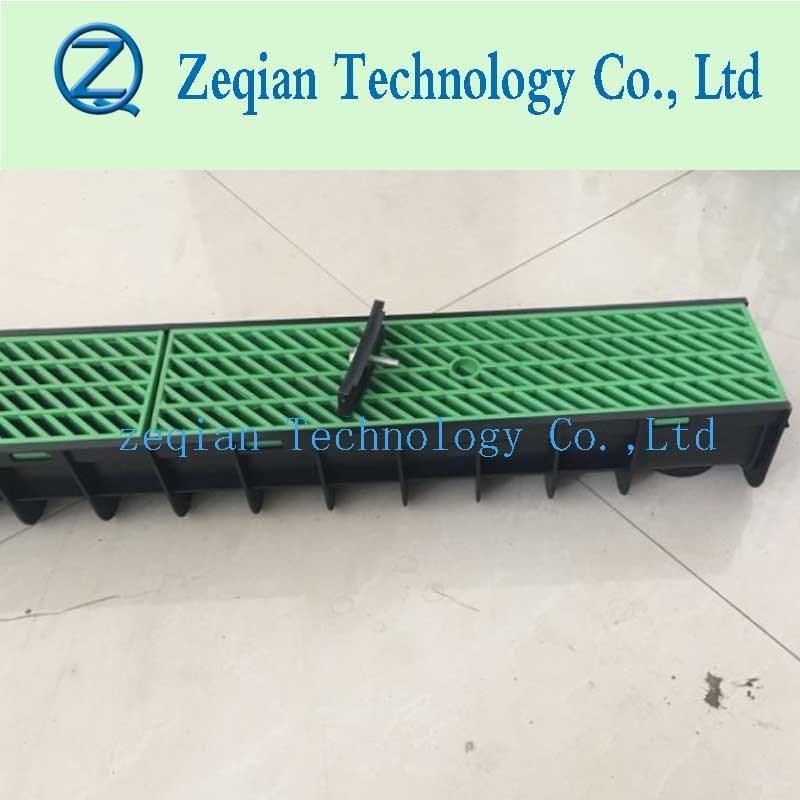 Galvanized Cover En1433 Trench Drains with Plastic Drain Channels