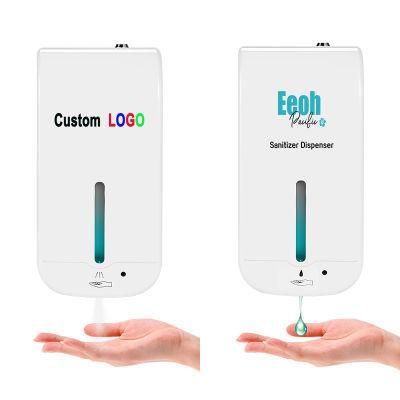 Custom Logo Wall Mount Foam Electric Touchless Sensor Liquid Automatic Induction Hand Wash Soap Sanitiser Sanitizer Dispenser