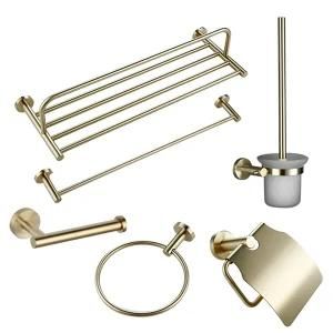 Wall Mounted Washroom Restroom Bath Toilet Hotel Bathroom Accessories Golden