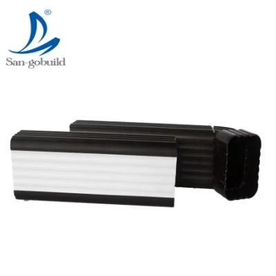 China Mannufacturer Durable Roof PVC Rain Gutter Plastic Down Pipe and Fittings