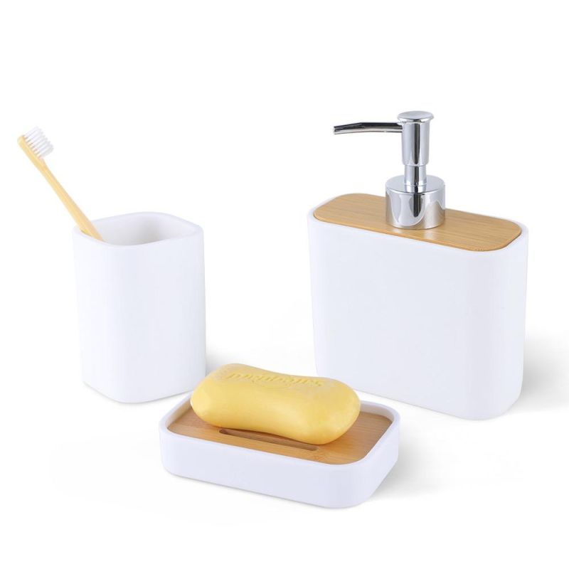 Household Home Hotel Toilet 5-Piece Plastic Bathroom Sets Accessories 500 Sets Bathroom/ Toilet Sustainable 7-10 Days Accepable