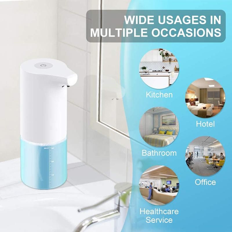 Countertop Foam Alcohol Gel Dispensers Automatic Table Desk Top Foam Soap Dispenser