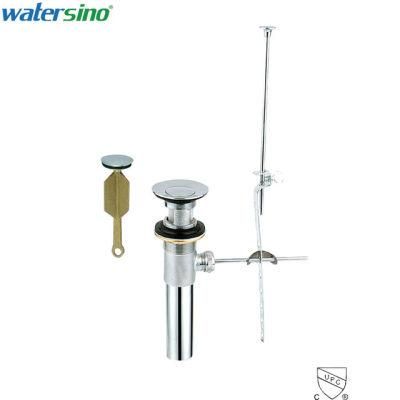 Cupc Watermark Pull out Bathroom Accessories Brass Chrome Basin Waste