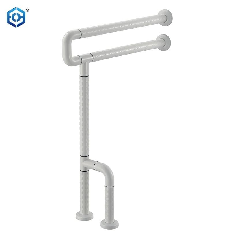 ABS Toilet Handle Folding Grab Bars for Handicapped Bathroom Family Shower Room
