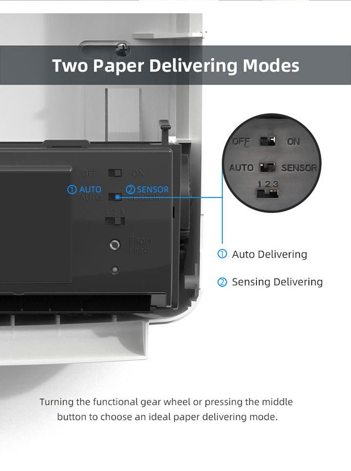 Svavo Special Design Sensor Infrared Auto Cut Paper Towel Dispenser for Hospital School