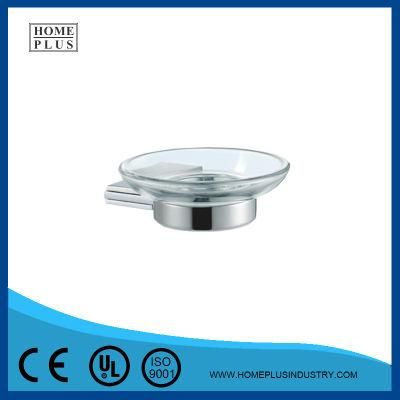 Stainless Steel SUS304 Bathroom Glass Soap Dish and Holder