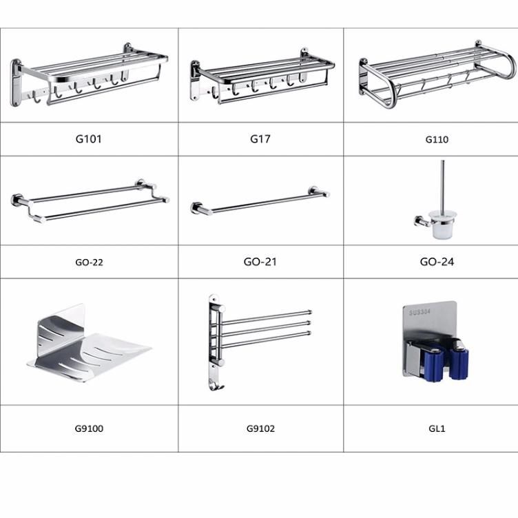 304 Stainless Steel Cheapest Sanitary Ware Wall Mounted Washroom Restroom Bath Toilet Hotel Bathroom Accessory Shower Accessories