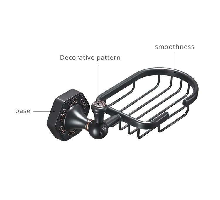 Flg Oil Rubbed Bronze Bath Wall Mounted Soap Dishes/Soap Net