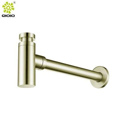 Guangdong 304 Stainless Steel Color Basin Waste Pipe Drain in Wall Mounted Hidden Drain Tube Trap Siphon Syfon Sifon Siphone