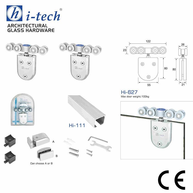 Hi-626 Balcony Sliding Shower Glass Door Roller Wheel Fittings