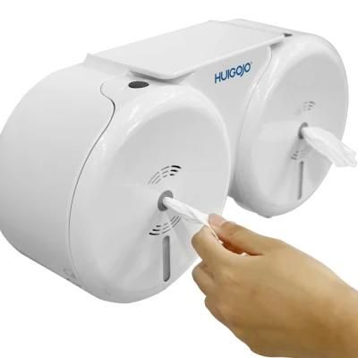 Wall Mounted Washroom Double Roll Center Pull Tissue Roll Dispenser