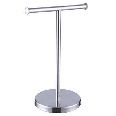 304 Brushed Bath Towel Stand Bathroom Towel Hanger