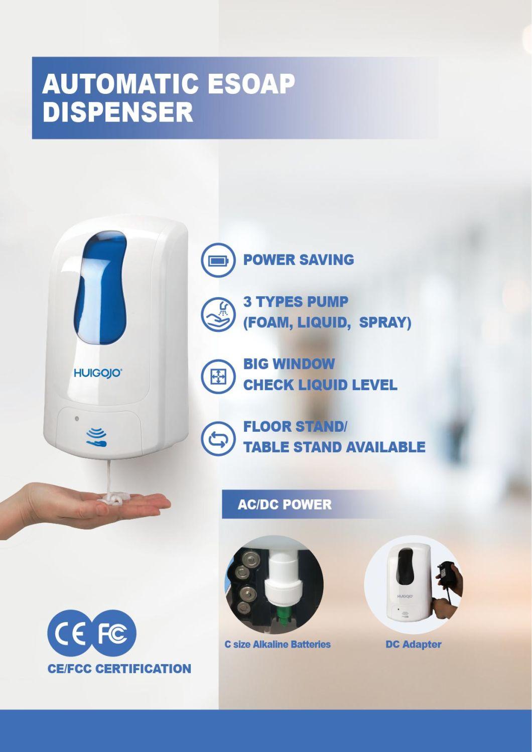 Wall Mounted 1000 Ml Automatic Soap Dispenser with Liquid Soap Dispenser
