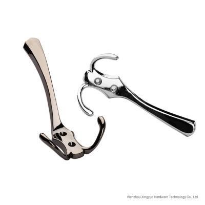 Zinc Alloy Furniture Accessories Single Cloth Coat Hook with ISO