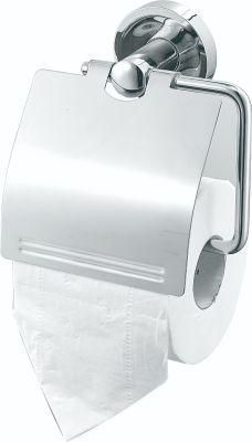 Chrome Plating Bathroom Accessories Toilet Paper Holder with Cover