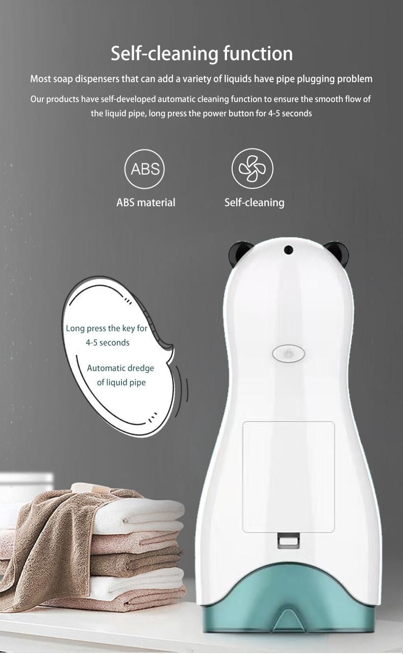 Saige 350ml USB Rechargeable Refillable Best Automatic Sensor Cute Foaming Soap Dispenser