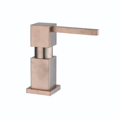 Square 304 Stainless Steel Kitchen Sink Soap Dispenser and Lotion Dispenser