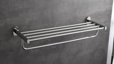 Professional Shower Clothes Basics Wall Mounted Bathroom Towel Holder Rack