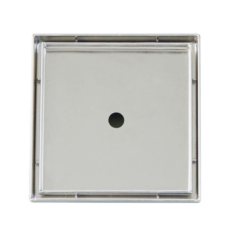 304 Stainless Steel 5"*5" Tile Insert Square Shower Drain Floor Drain