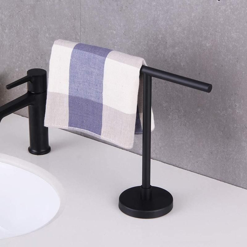 304 Brushed Bath Towel Stand Bathroom Towel Hanger