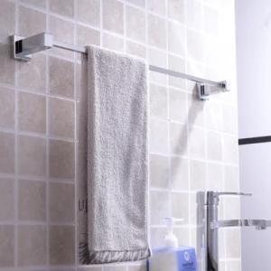 Wall Mounted Brass Single Towel Bar Chrome Finish 6301
