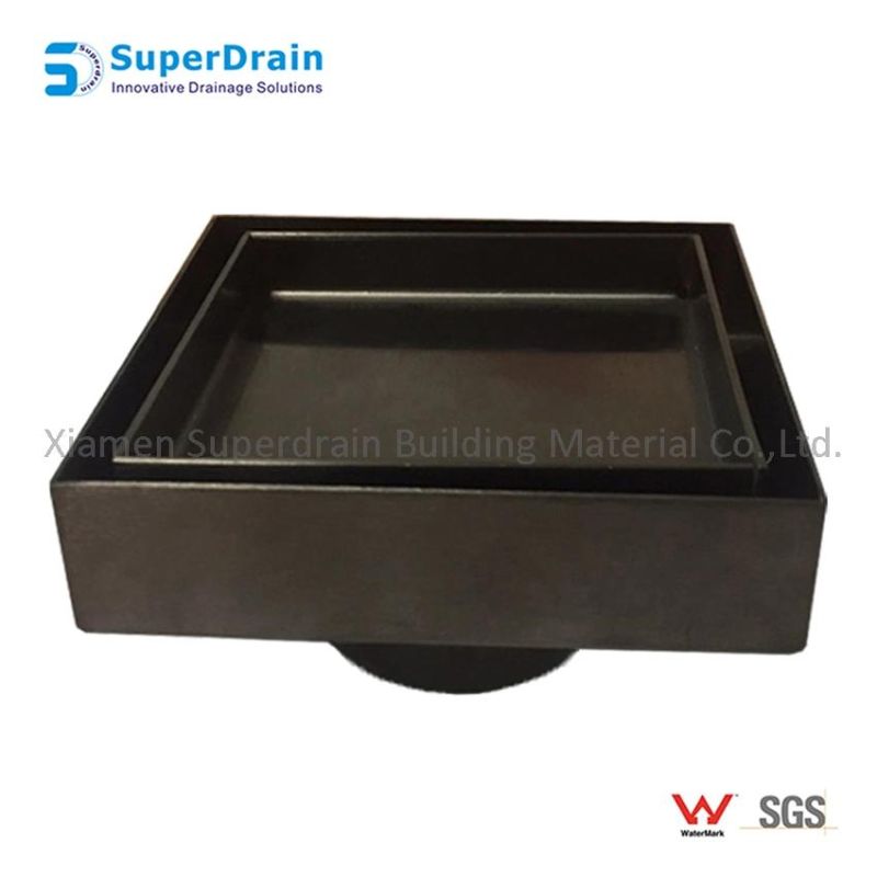 Square Shower Waste Trap Cover Filter Grate Bathroom Sink Fitting China Supplier