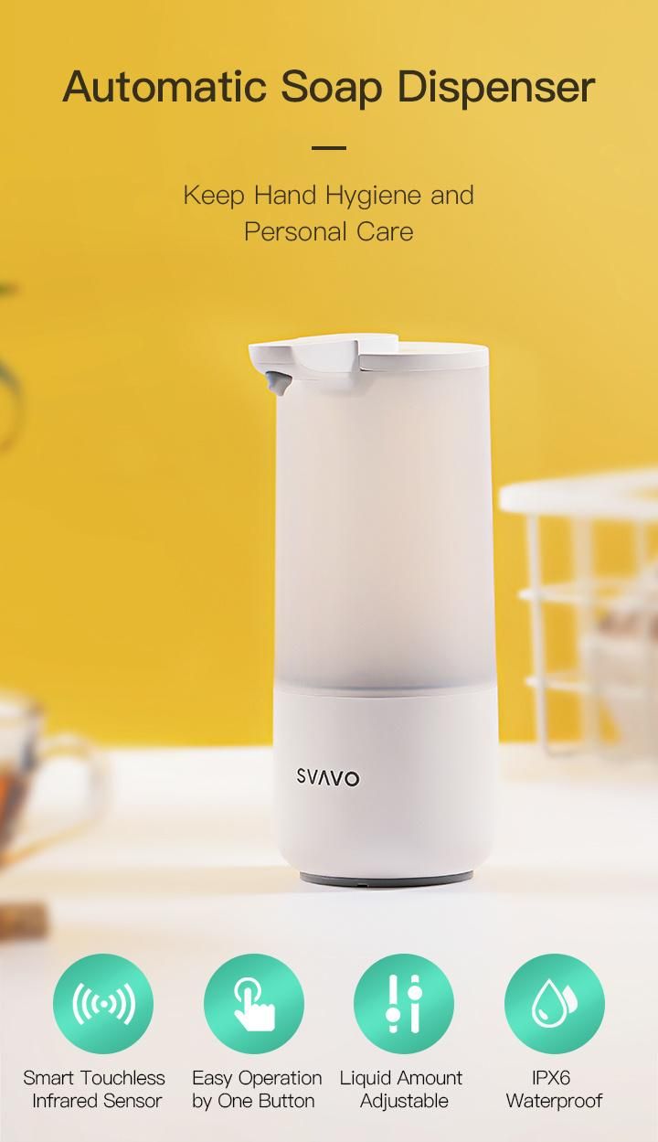 Svavo Beautiful Appearance Desktop Touchless Hand Soap Dispenser Automatic Soap Dispenser