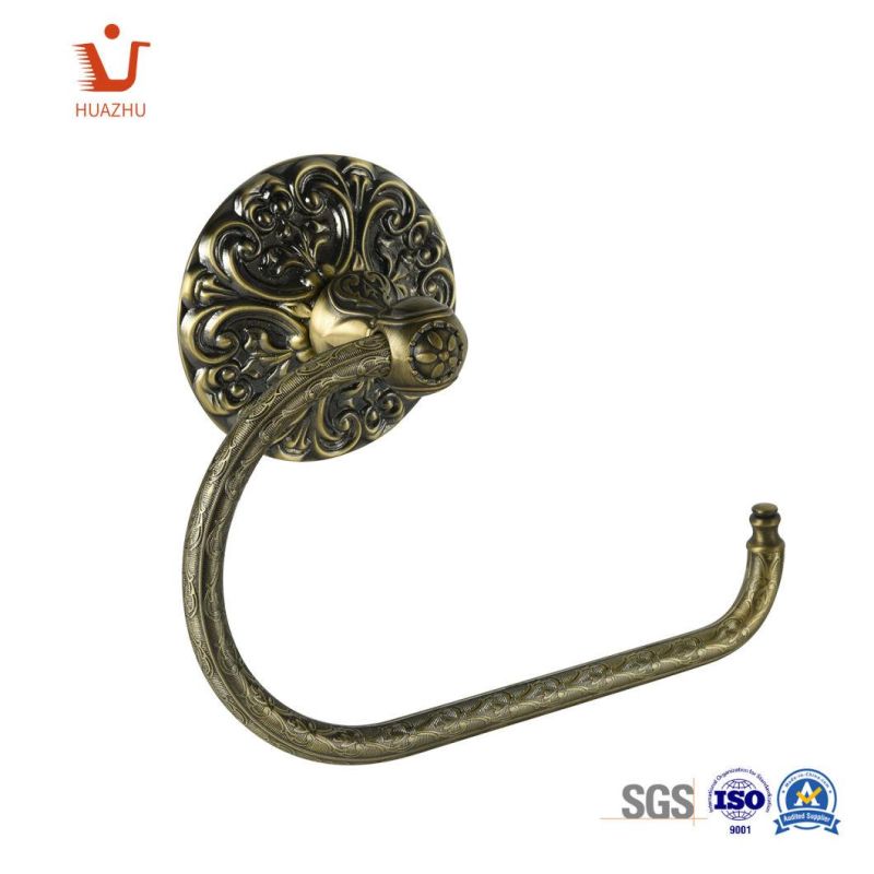 Zinc Alloy Brass Towel Ring Modern Design Wall Mounted/Round Type