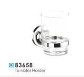 Zinc Alloy Wall Mounted Chrome Round Tumbler Holder