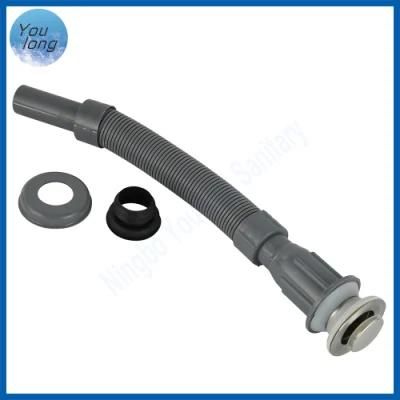 Pop up Anti-Odor Drain Pipe System with Plastic Flexible Waste Pipe for Wash Basin