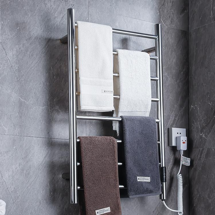 Kaiiy Bathroom Design Stainless Steel Towel Dryer Rack Electric Heater Towel Rack