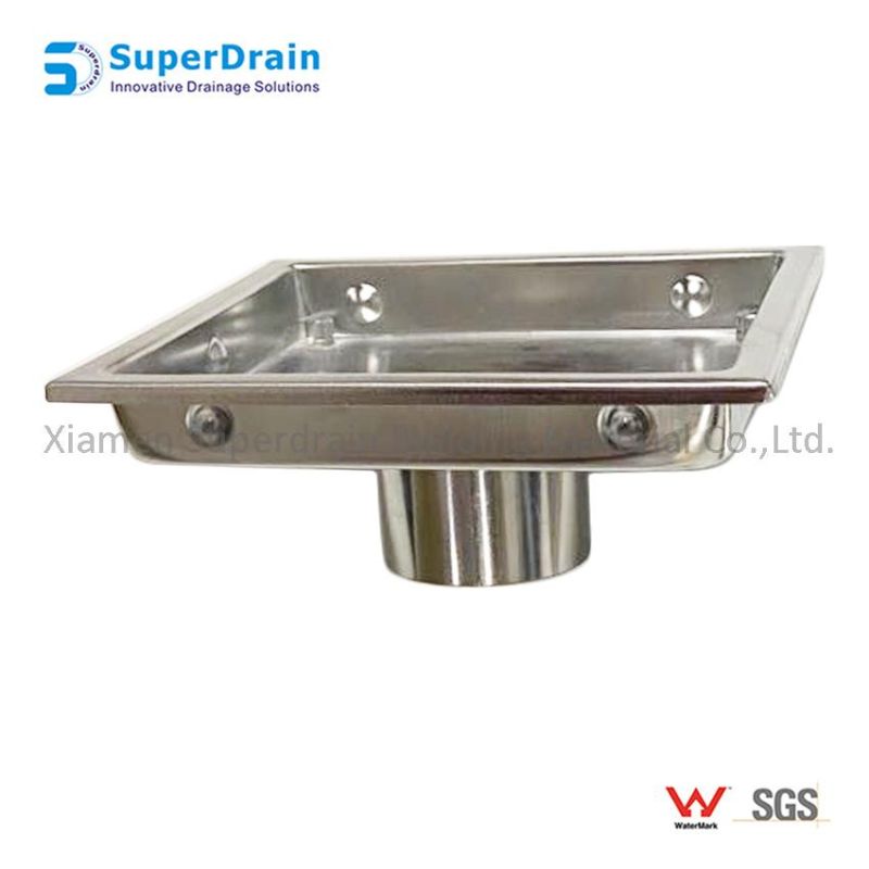 Square Tile Insert SS304 Drain Kits with Watermark Report