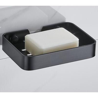 304 Stainless Steel Soap Box Bathroom Free Punching Soap Rack Household Toilet Drain Soap Rack Wholesale