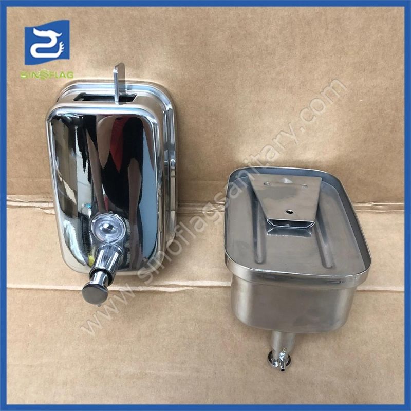 Wholesale 500ml Metal Sanitizer Dispenser Stainless Steel 304 Hand Soap Dispenser for Hotel