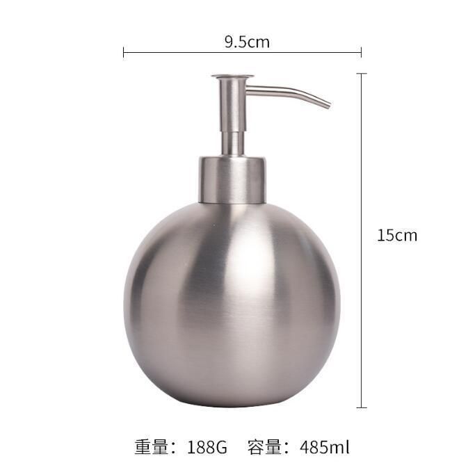 Hotel Stainless Steel Hand Soap Dispenser Bottle Liquid Soap Dispenser