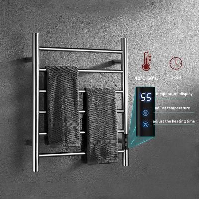 Traditional Wall Mounted Electric Stainless Steel Towel Warmer for Bathroom