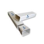 American Seamless White PVC Plastic Rain Gutters