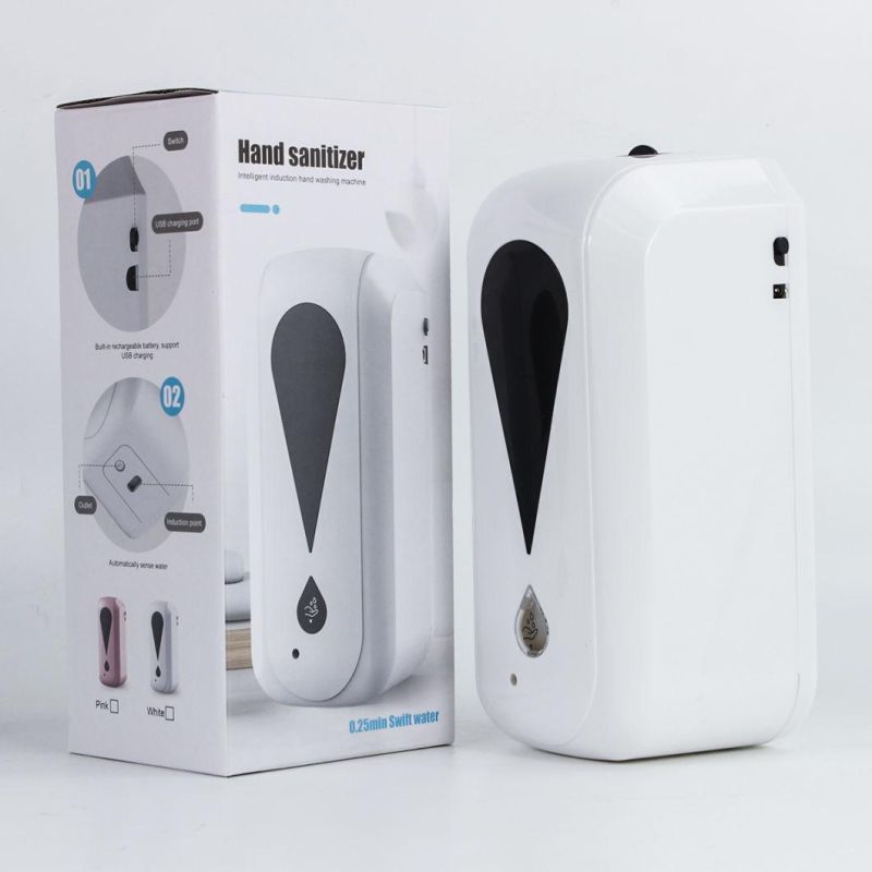 1000ml Refillable Wall Mounted Automatic Liquid Spray Soap Dispensers