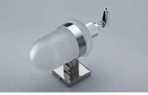 Wall Mounted Bathroom Accessories Glass Liquid Soap Dispenser Set