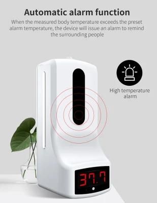 Intelligent Non Touch Thermometer with Soap Dispenser Automatic Temperature Measurement