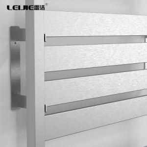 Multi Function Bathroom Black Stainless Steel Electric Heated Towel Rack