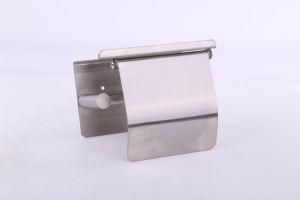 Stainless Steel 304 Wall Mounted Paper Holder with Shelf