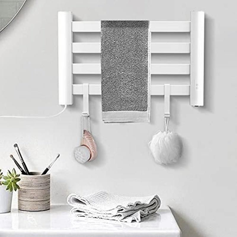 Best Aluminum Material Towel Heating Rack Bathrobe Drying Rails Wall Mounting Fixed