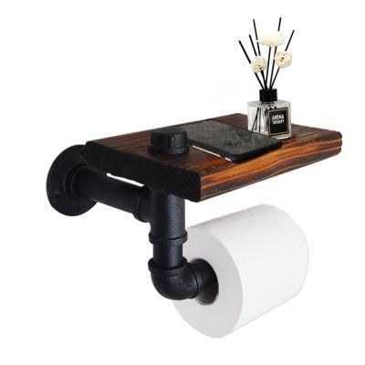 Bathroom Pipe Stainless Steel Roll Paper Holder Toilet Paper Holder