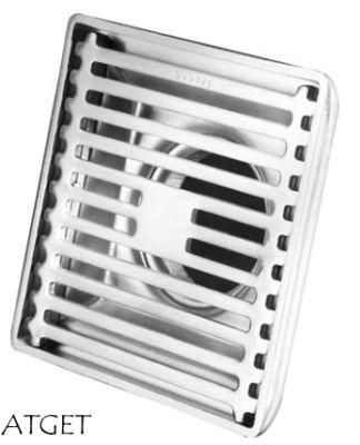 Pd-34183 Bathroom Accessories 100mm*100mm Stainless Steel Floor Drain