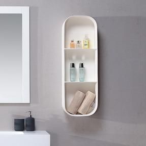 Different Size Luxury Solid Surface Bathroom Shelf